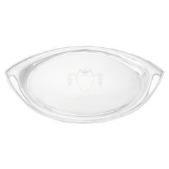 Edward Barnard & Sons Ltd Bandeja eduardiana de plata de ley de 1908