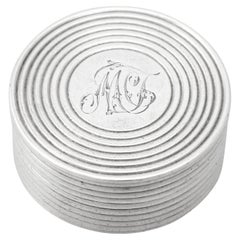 Roger Briggs 1790s Georgian Sterling Silver Vinaigrette