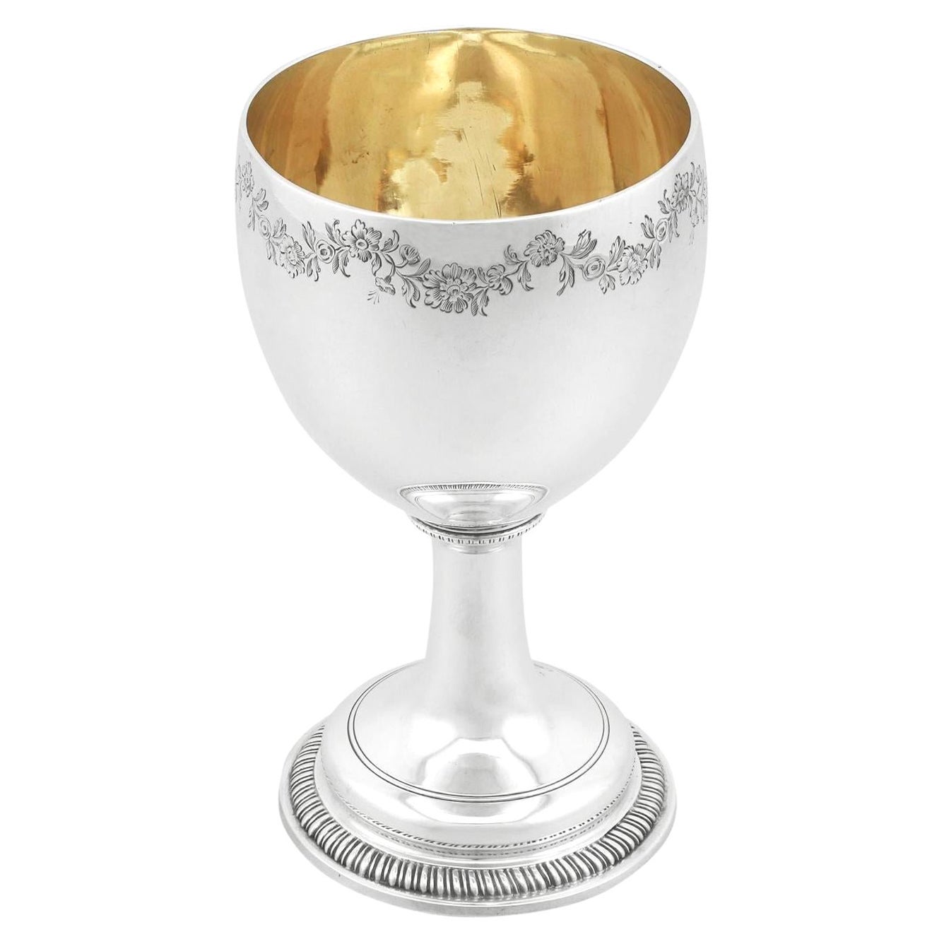 How do I care for silver goblets?