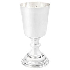 Antique Charles I English Sterling Silver Chalice