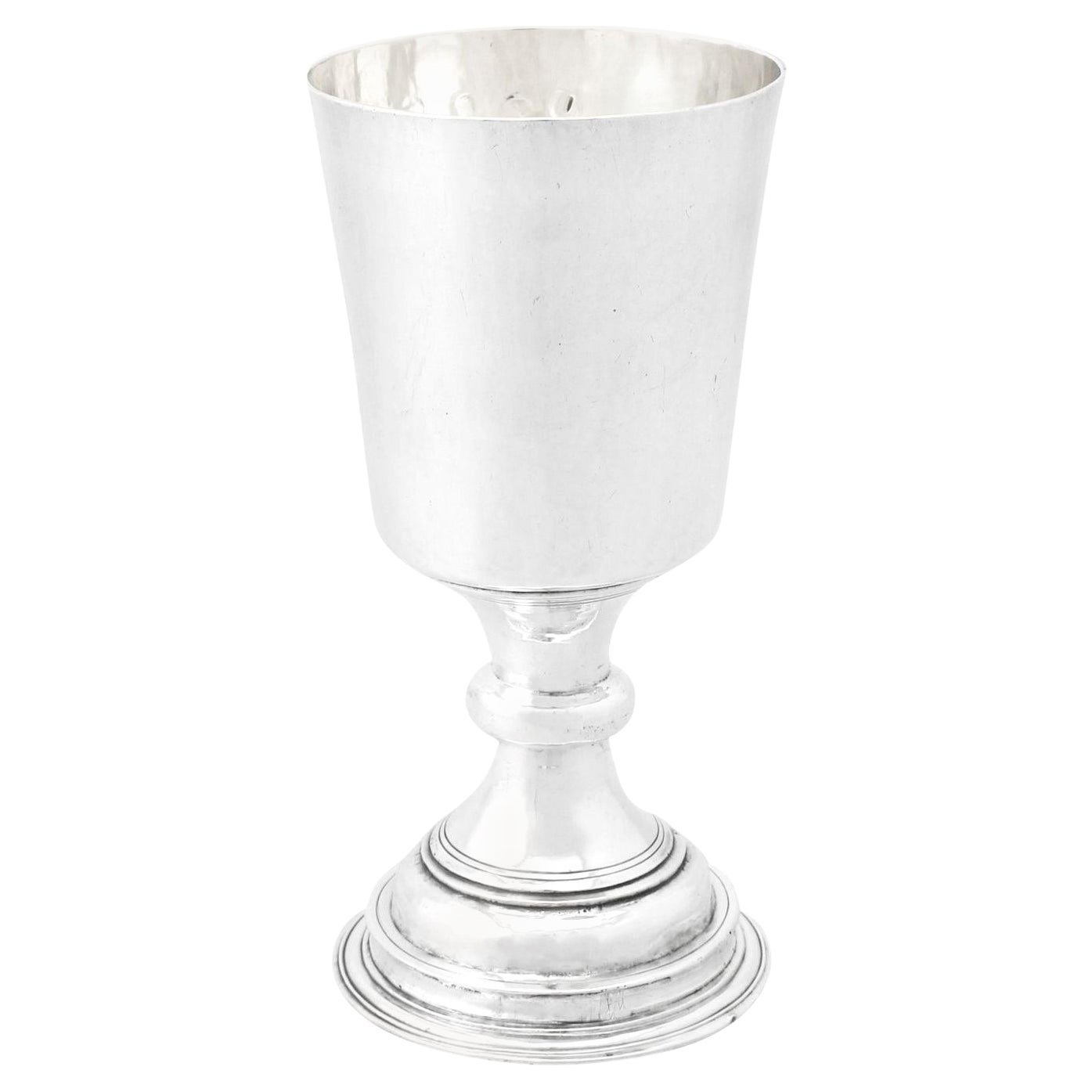 Antique Charles I English Sterling Silver Chalice For Sale