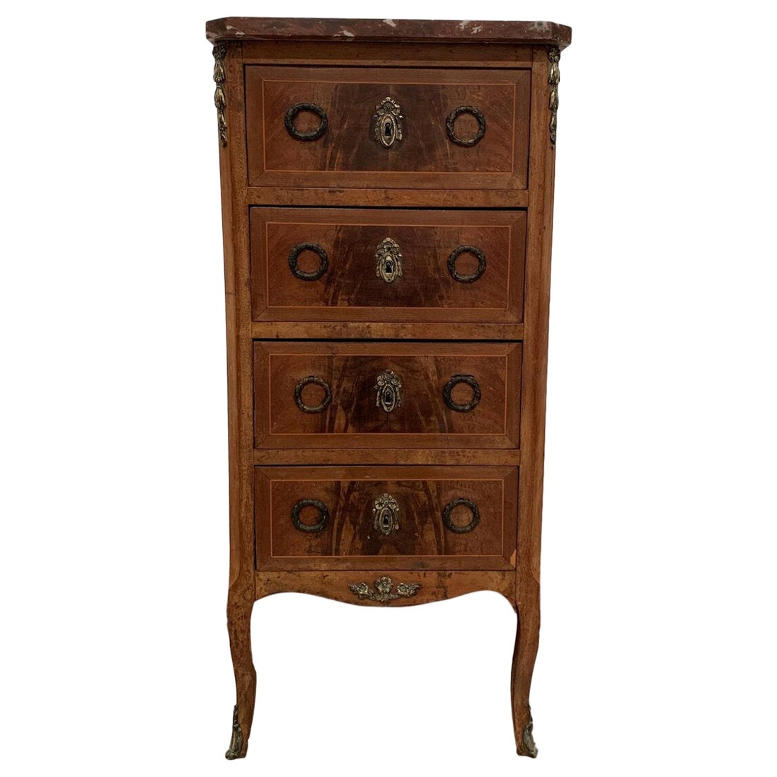 English MarbleTop Chest at 1stDibs