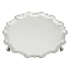 1920s Sterling Silver Salver by Mappin and Webb