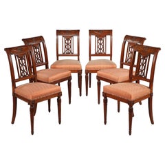 Fine Set of Six Chairs by JB Jacob, French circa 1815