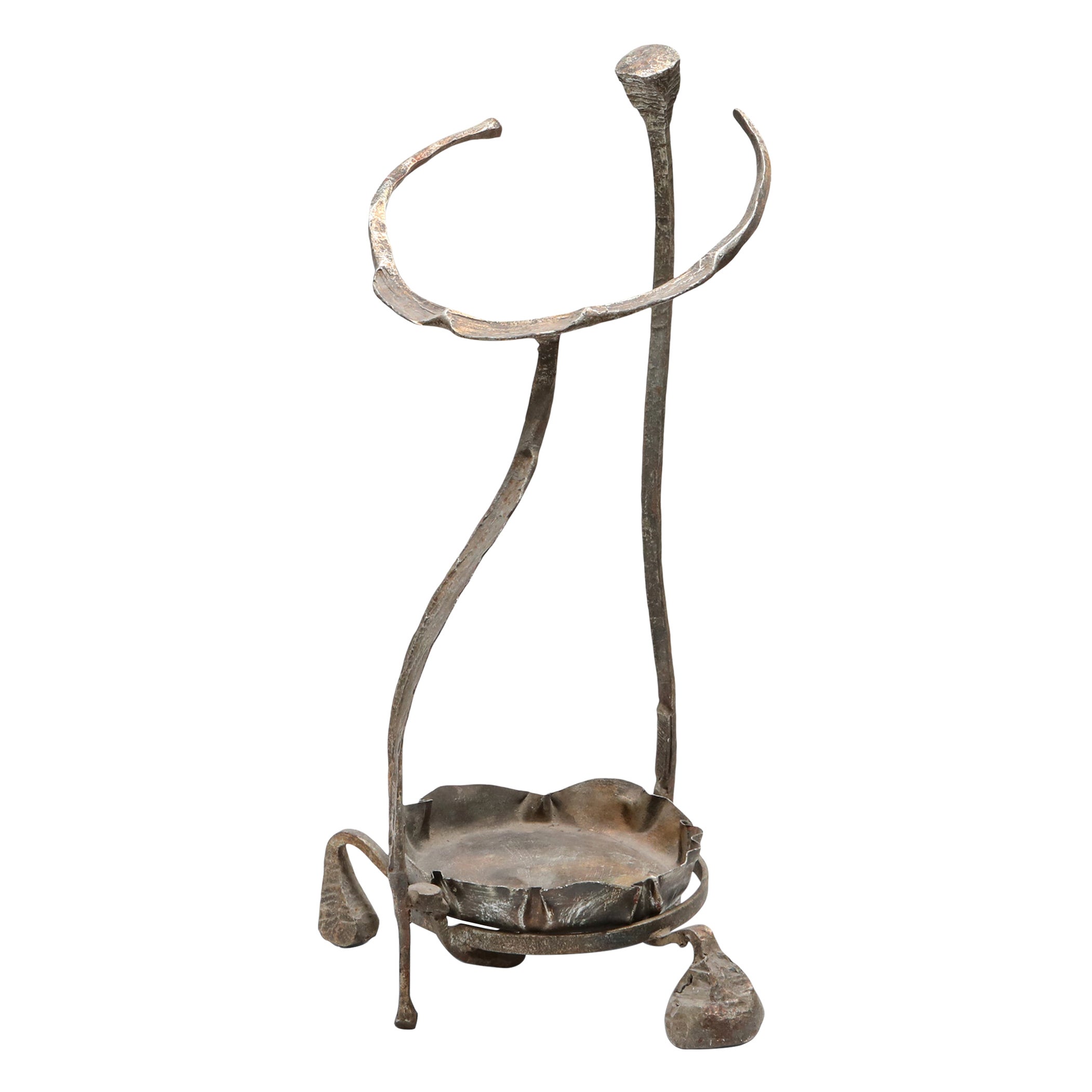 Fun and Bold Vintage Ceramic Owl Umbrella Stand For Sale at 1stDibs