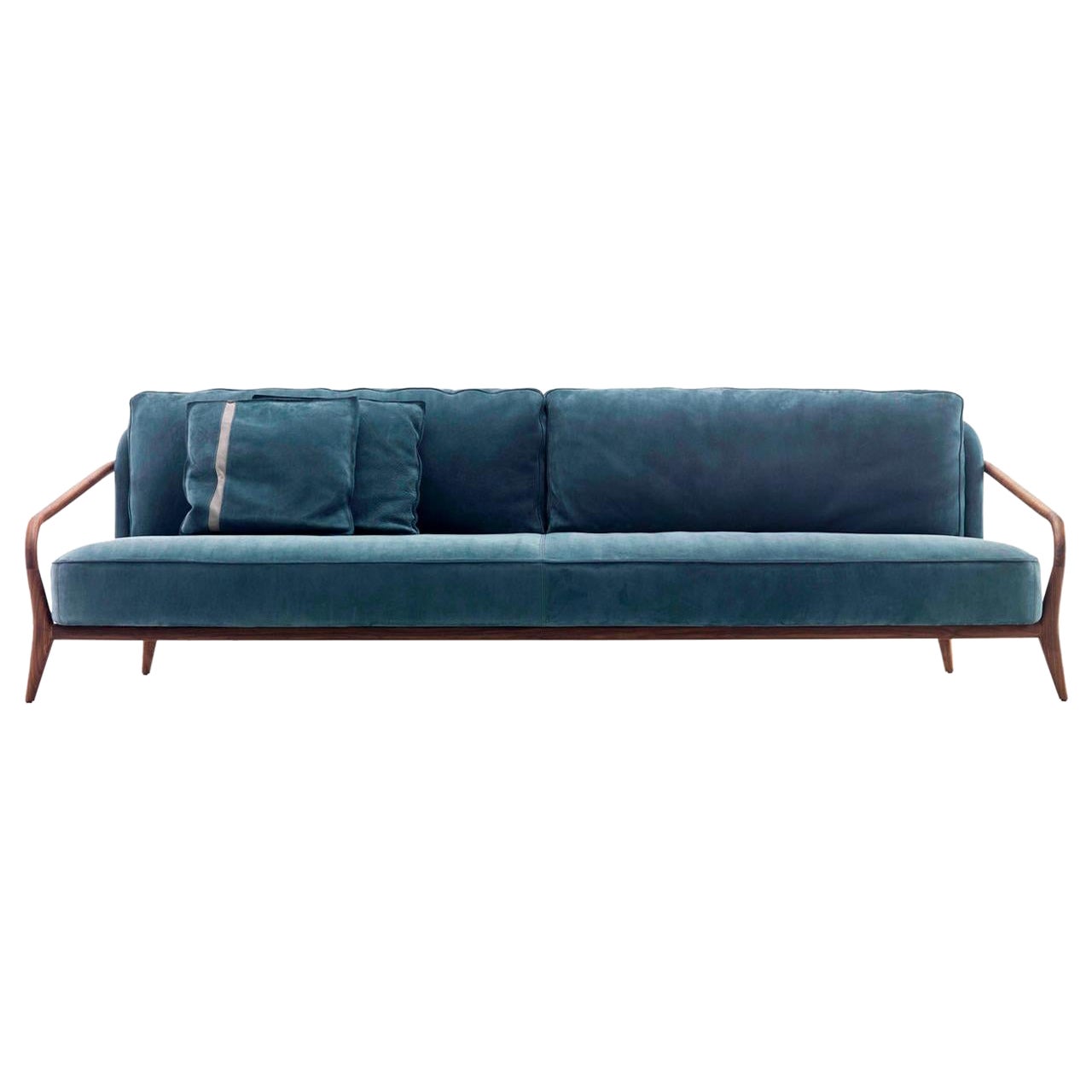 Kooi Brick Red Sofa For Sale at 1stDibs