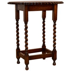 Antique English Oak Occasional Table, c. 1900