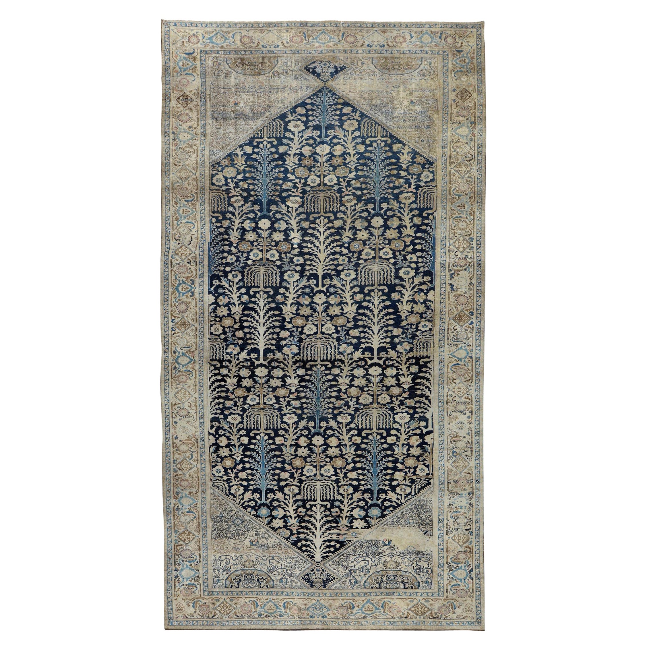 Antique Persian Malayer Rug For Sale