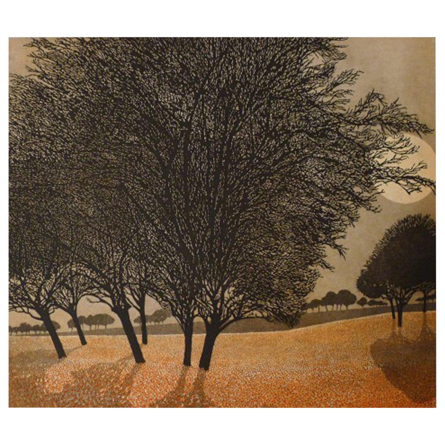 Phil Greenwood 'English', Primrose Morn, Limited Edition Etching For Sale