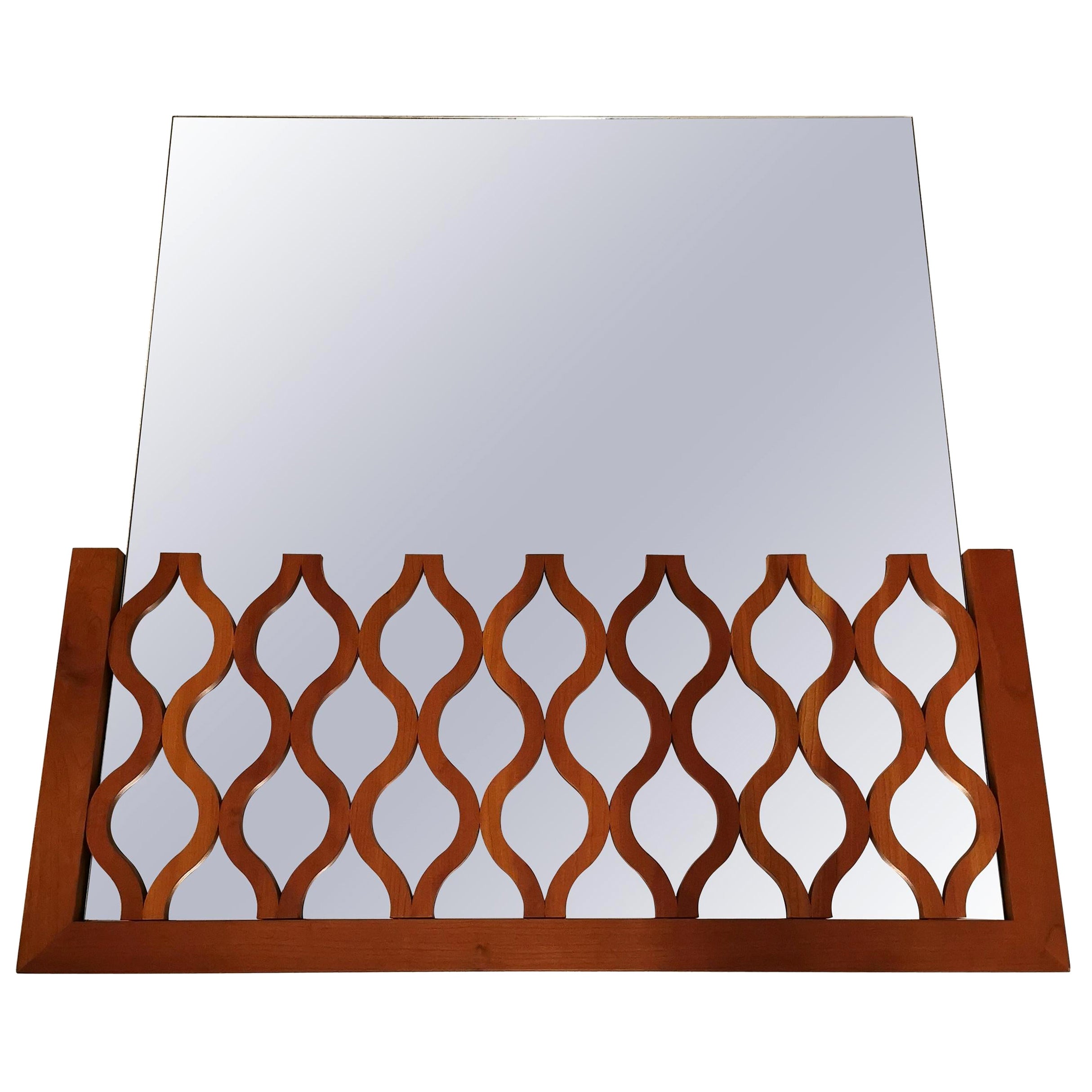 Particular modern mirror design by Calligaris, in cherrywood with grill accessory, made in Italy in the 90s.



Note: We try to offer our customers an excellent service even in shipments all over the world, collaborating with one of the best