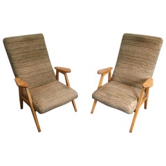 Paar Vintage-Sessel, französisch, um 1970