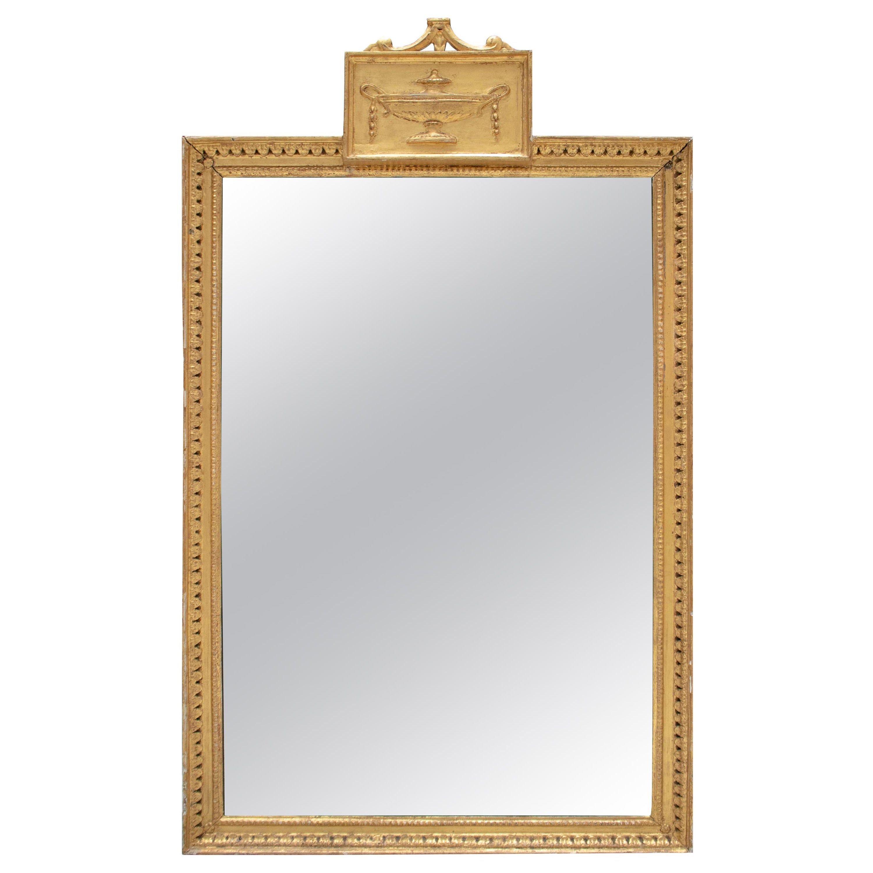 19th Century English Regency Gilt Neoclassical Mirror