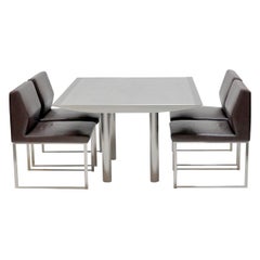 Table and Four Chairs by Stanley Jay Friedman for Brueton