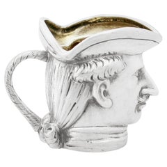 1900s German Sterling Silver Cream Jug / Creamer