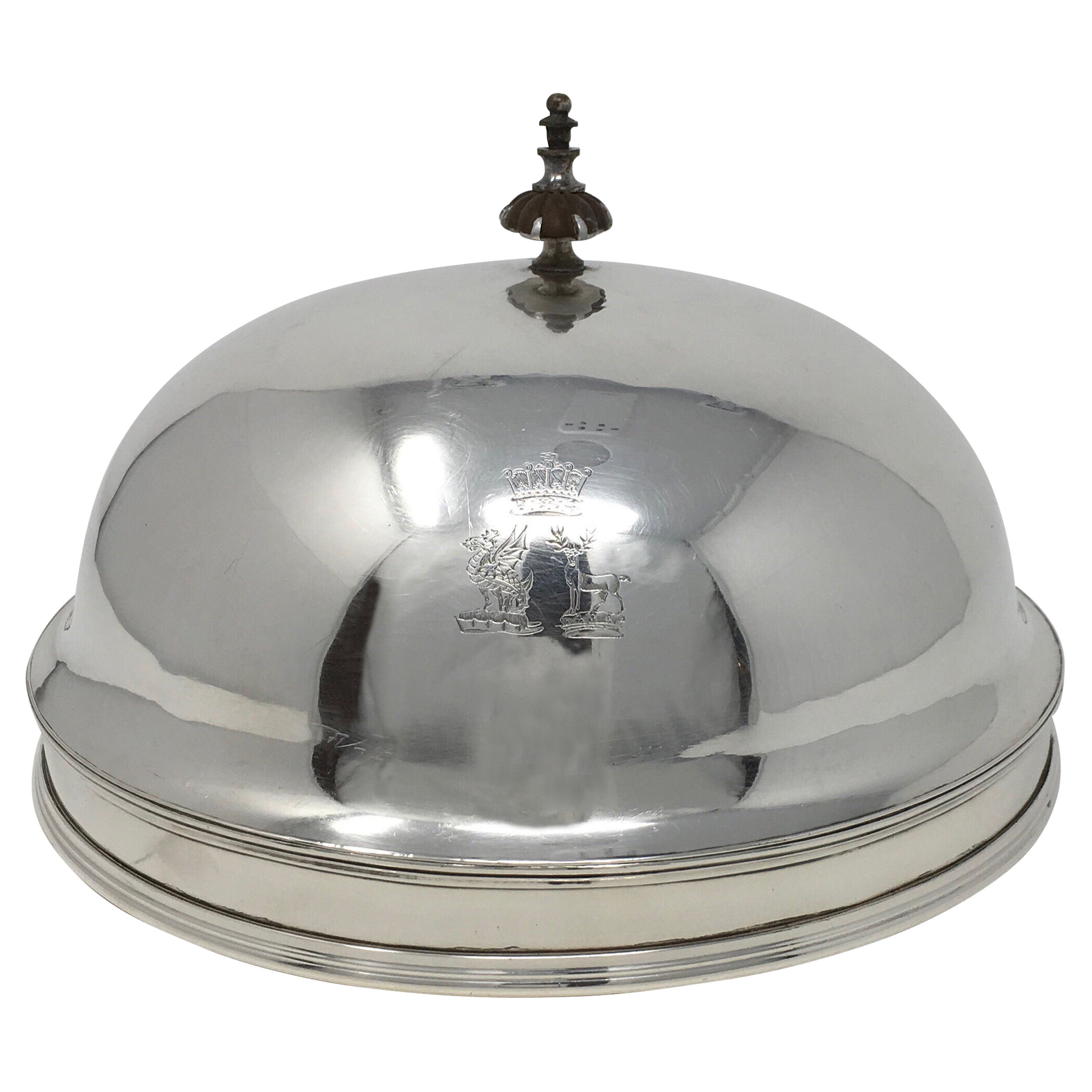Vintage Hotel Silver Food Dome For Sale at 1stDibs