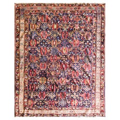 Antiker persischer Afshar-/Kaukasischer Teppich