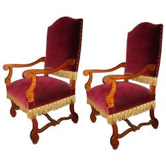 Pair of Large Armchairs 6