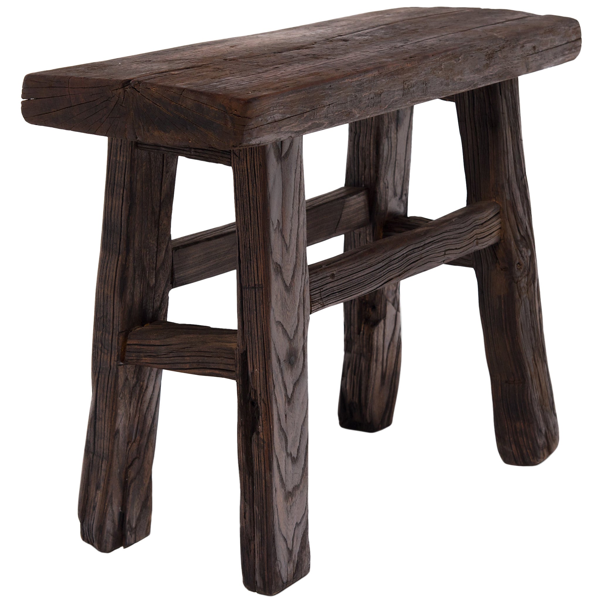 Rustic Chinese Two Person Bench at 1stDibs