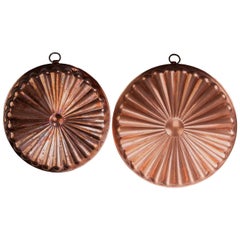 Antique German Copper Cake Moulds