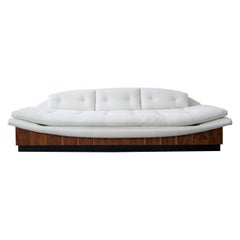 Midcentury Platform Gondola Sofa by Adrian Pearsall