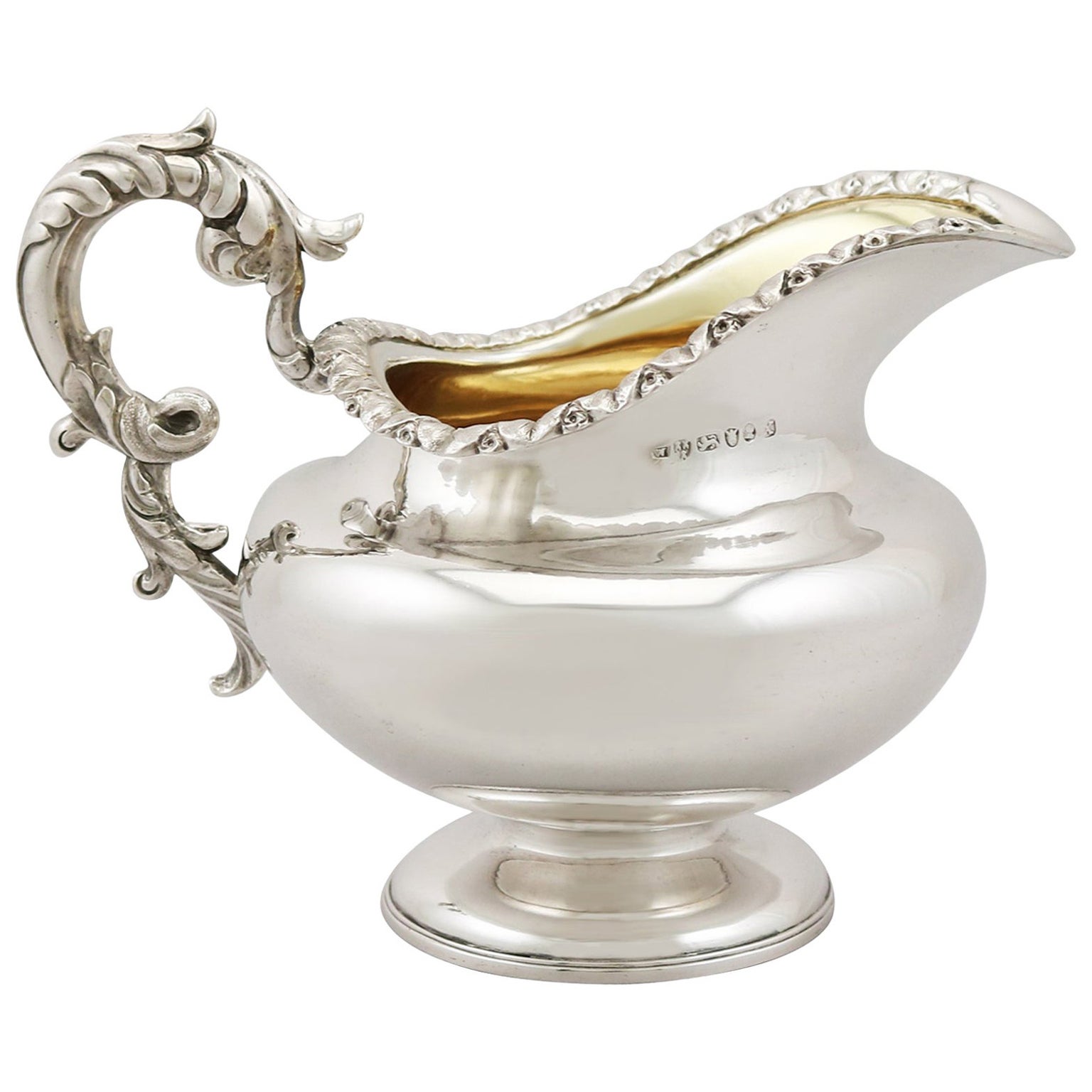 Antique 1820s Italian Sterling Silver Jug For Sale at 1stDibs