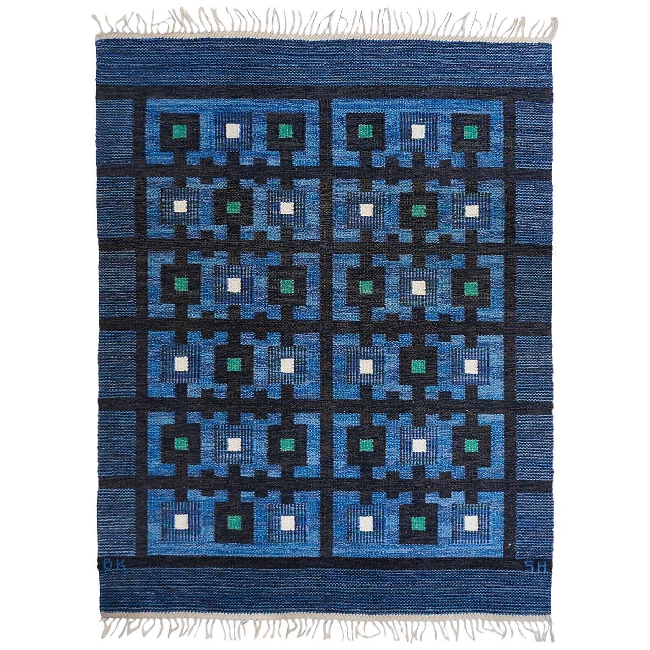 Berit Koenig Flat-Weave Carpet, "Tjuven I Baghdad", 19502