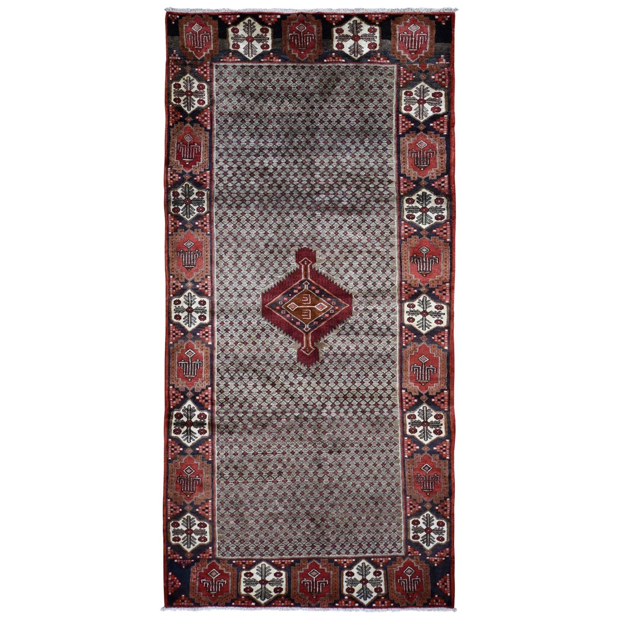 Persian Nahavand Gallery Size Mint Cond Hand Knotted Oriental Rug at ...