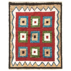 Türkischer Tulu-Teppich, Vintage