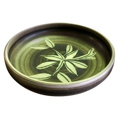 Vintage Rupert Deese Mid-Century Modern California Studio Pottery Ceramic Floral Bowl