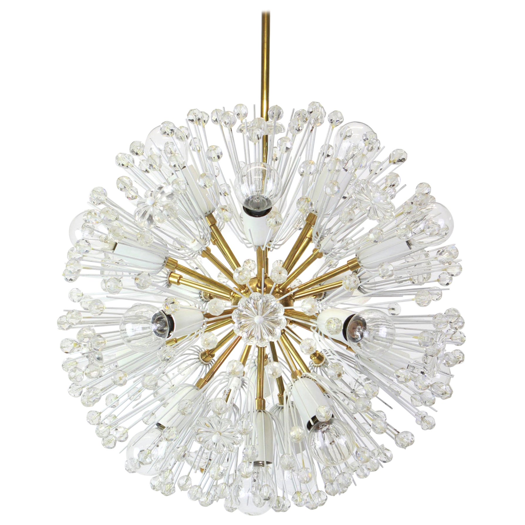 Pair of Mid Century "Starburst" Chandeliers by Emil Stejnar at 1stDibs