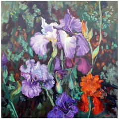 Oil painting on Canvas Still Life Signed E. Ballestra Contemporary Artist 10