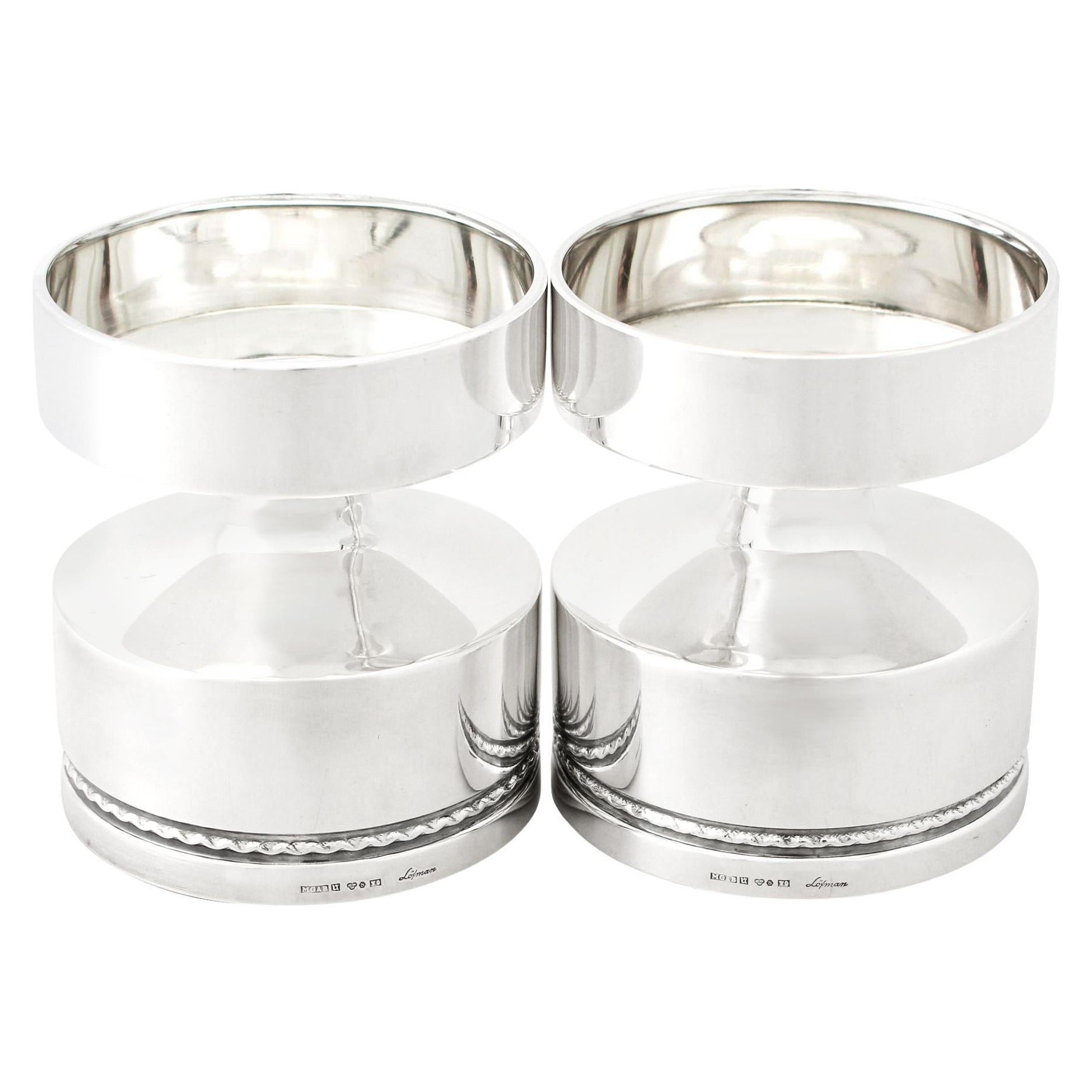 Design Style 1973 Swedish Silver Candlesticks