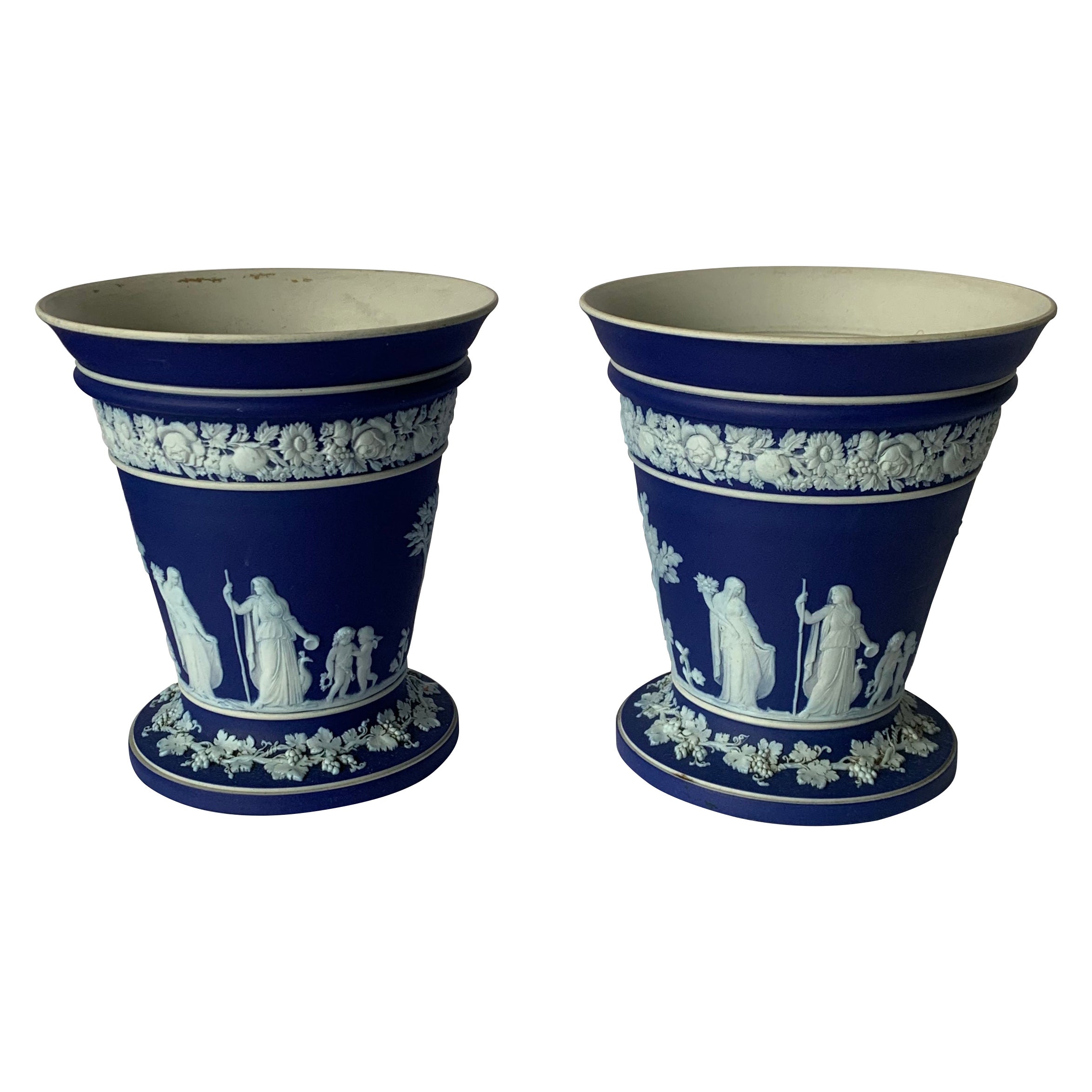 Pair of Blue and Gold Vases in Lapis Lazuli and Ormolu at 1stDibs
