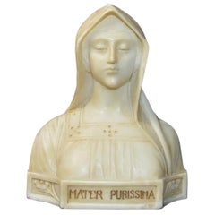 Beautiful Antique Bust of Mary