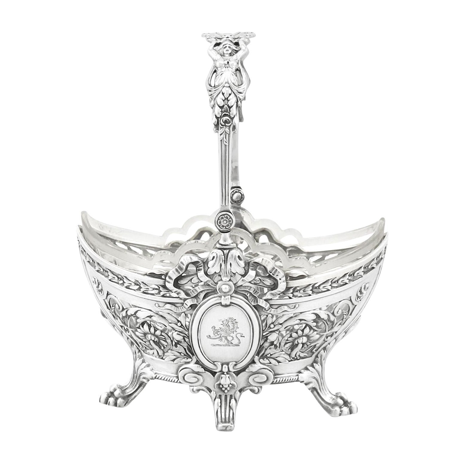 Cesta Bon Bon Victoriana de Plata de Ley