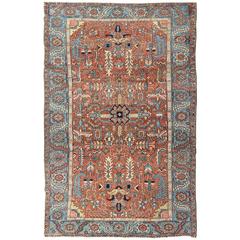 Antique Persian Heriz Goravan Rug 1