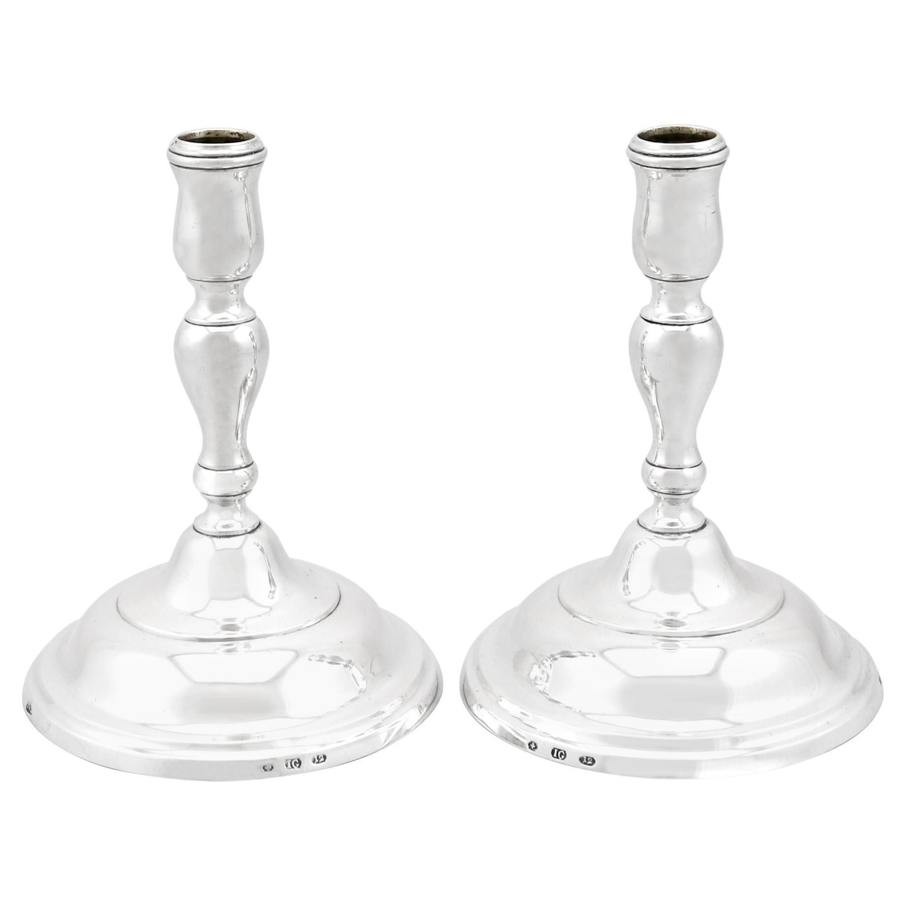 Antique South American Silver Candlestick For Sale at 1stDibs