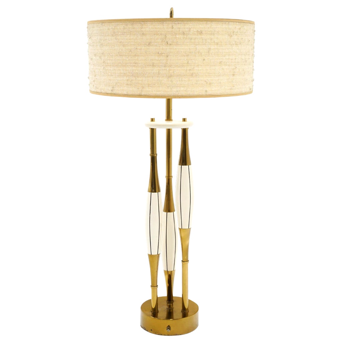 Pair of Brass Table Lamps by Stewart Ross James For Sale at 1stDibs