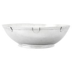 Vintage Art & Crafts Style Sterling Silver Bowl