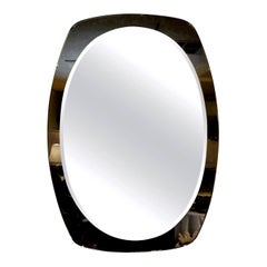 Italian Fontana Arte Inspired Beveled Mirror
