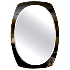 Italian Fontana Arte Inspired Beveled Mirror