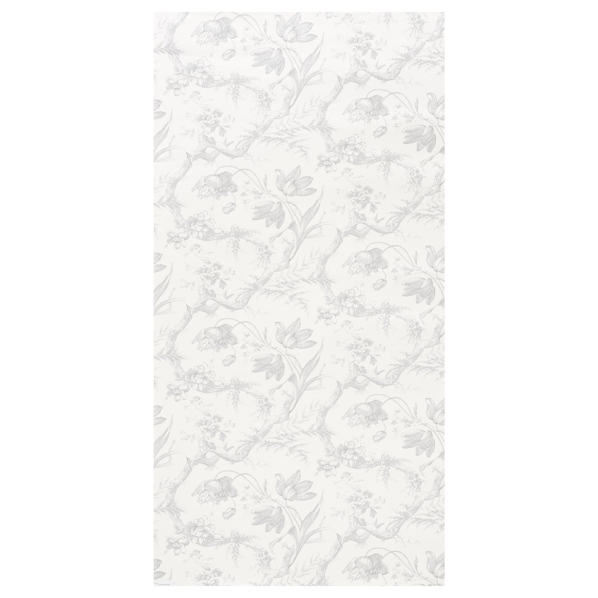 Schumacher Cloud Toile Wallpaper in Quartz For Sale at 1stDibs