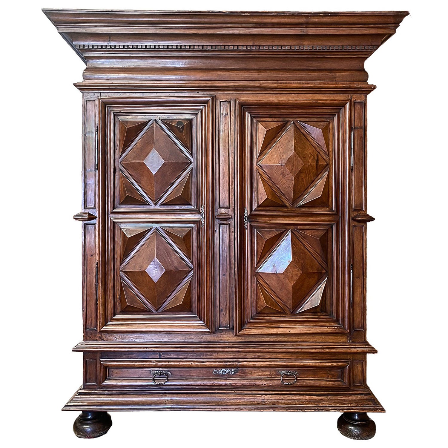 French 19th Century Walnut Armoire at 1stDibs