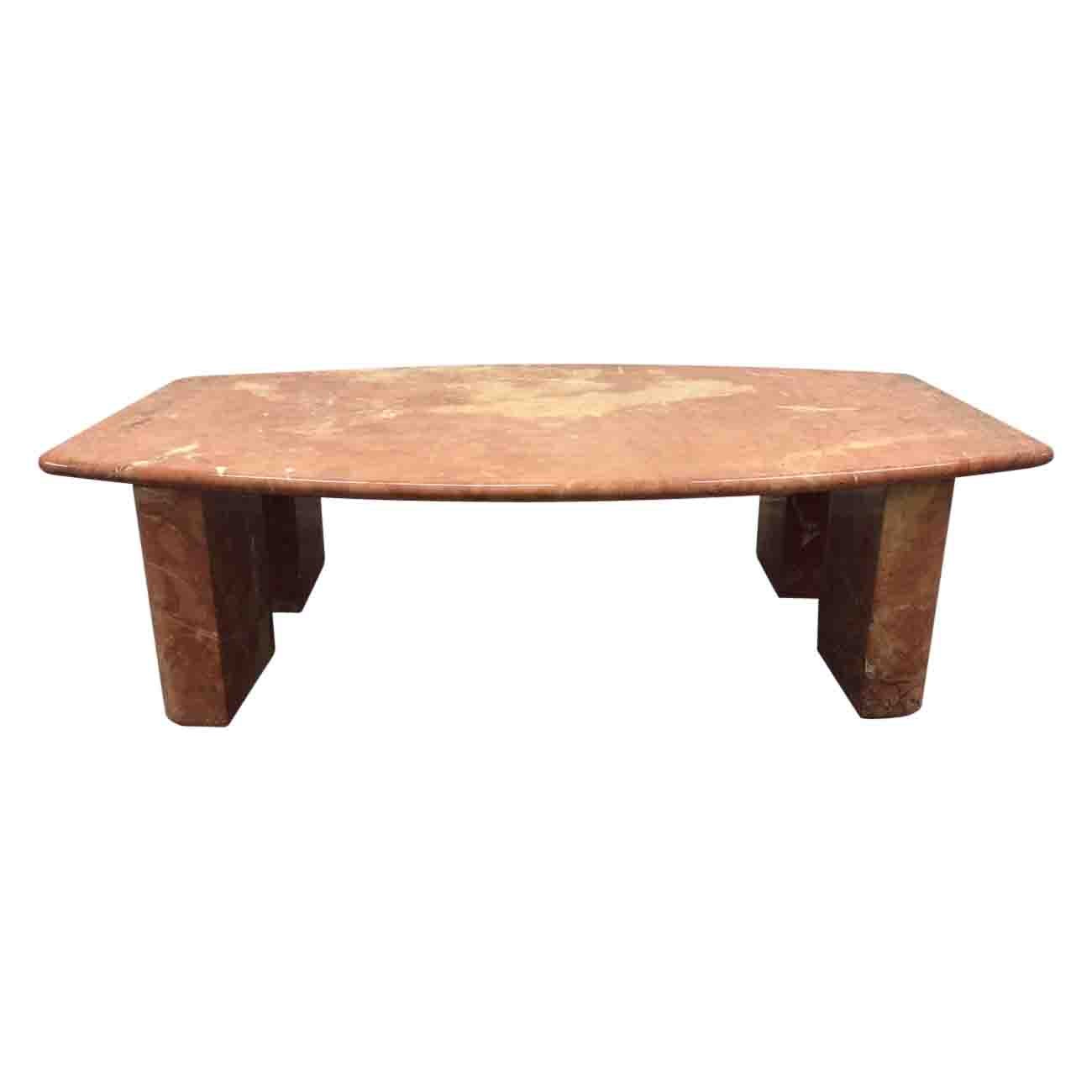 Italian Marble Coffee Table by Angelo Mangiarotti For Sale