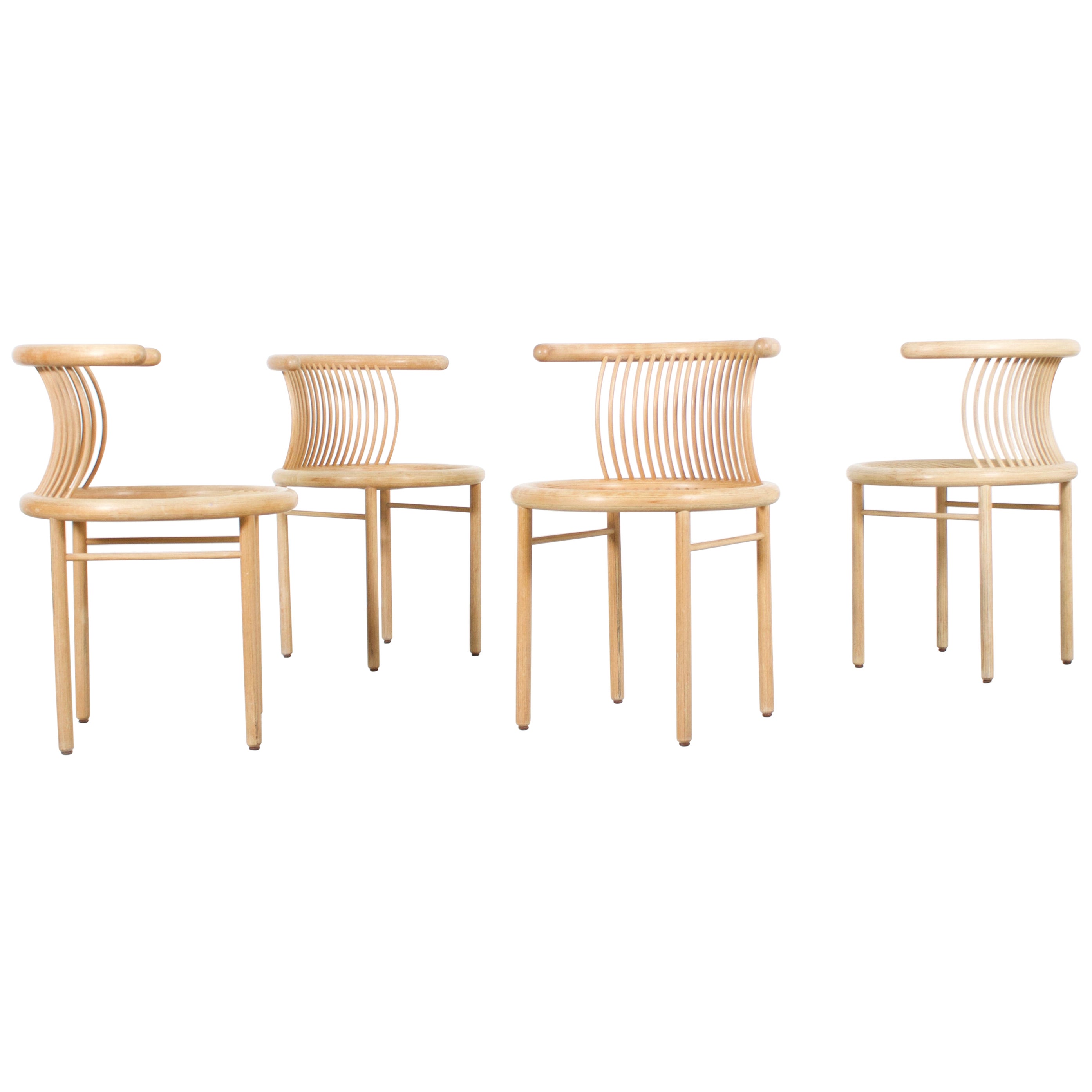 Set Of Four Sculptural Circo Dining Chairs By Herbert Ohl For Sale At 1stdibs