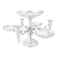 Antique 1910 Sterling Silver Epergne / Centrepiece