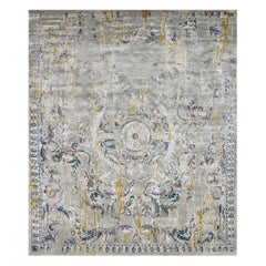 Hand Knotted, Silk Rug, Lully Cytisus, Edition Bougainville