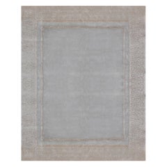 Tapis en soie noué à la main, chêne Mansart, Édition Bougainville
