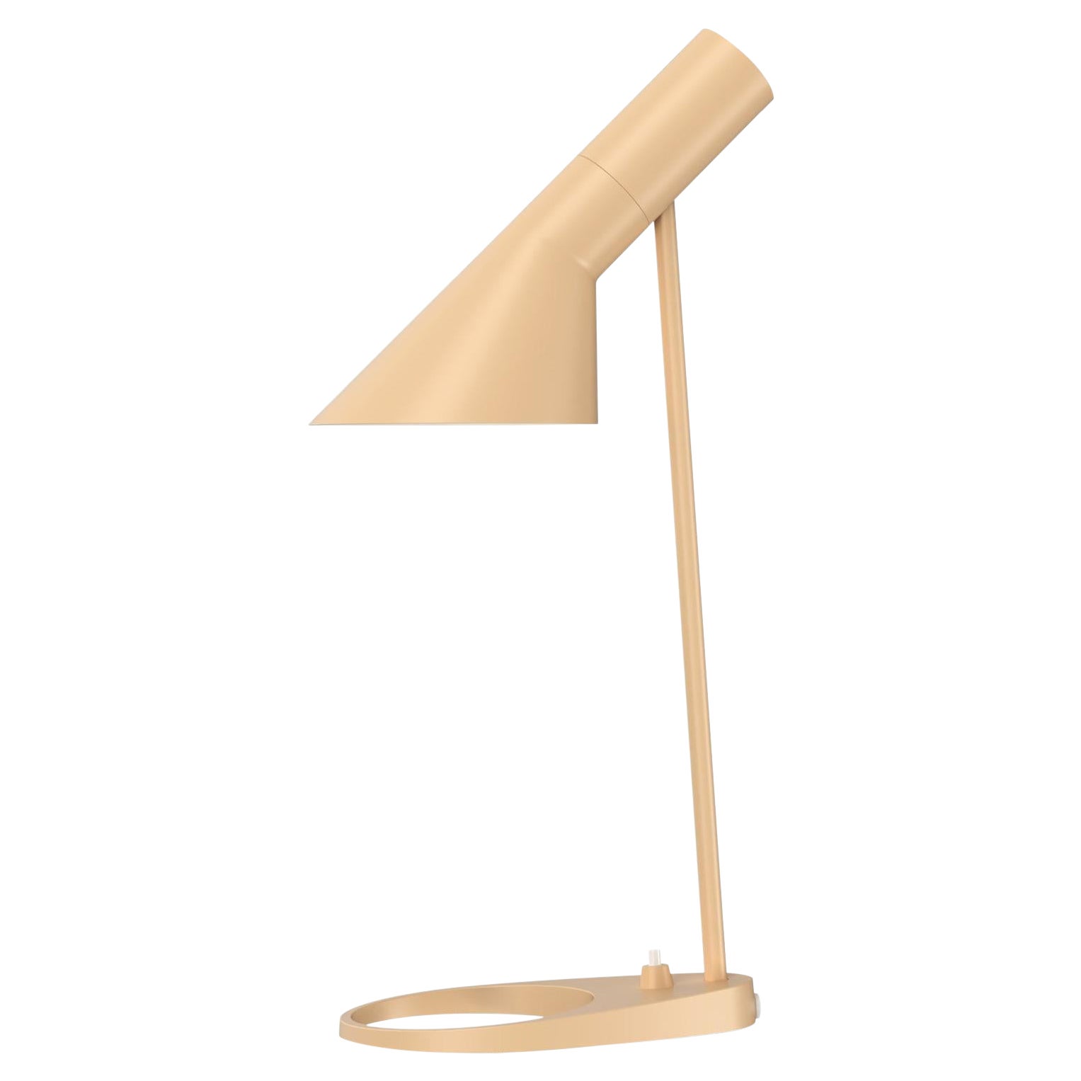 Lámpara de mesa 'AJ Mini' de Arne Jacobsen en arena cálida para Louis Poulsen en venta
