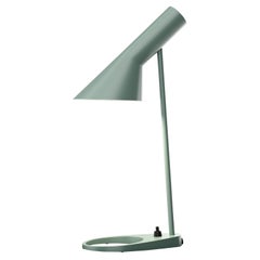 Arne Jacobsen 'AJ Mini' Table Lamp in Pale Petroleum for Louis Poulsen